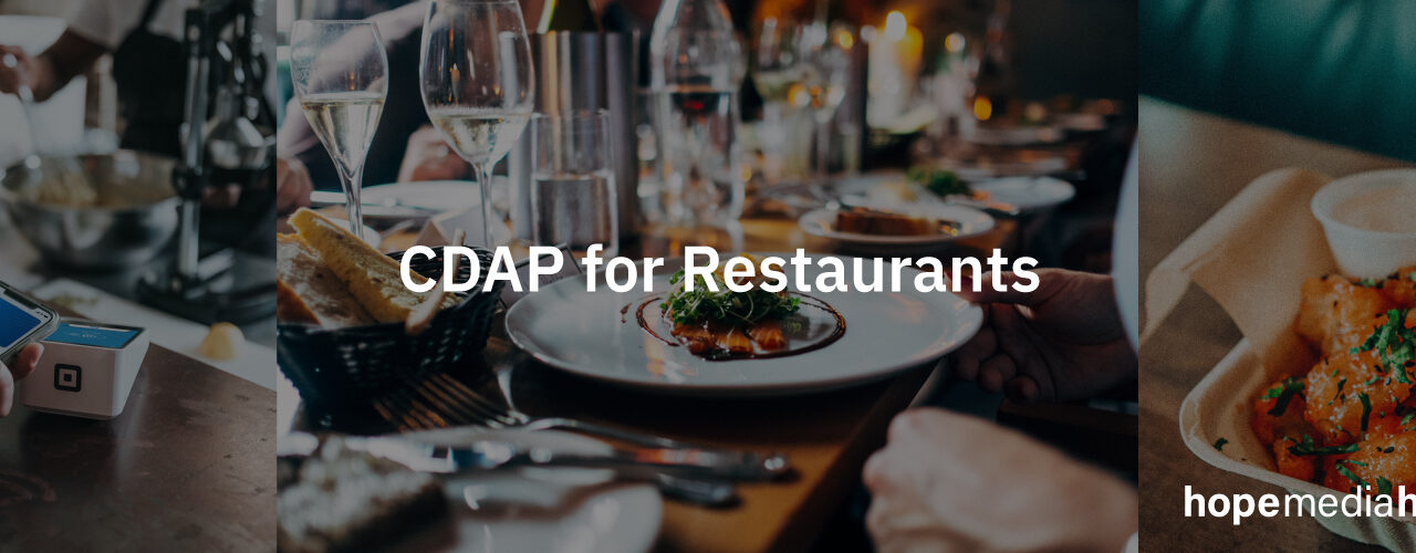 cdap program for your restaurant
