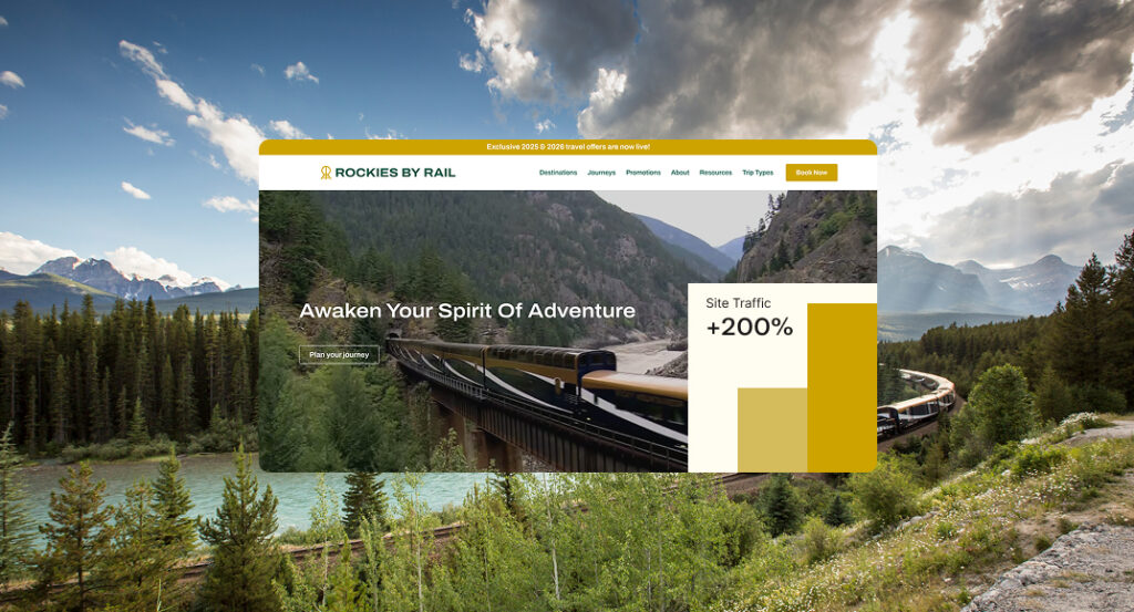 It looks like you’re referencing a website or a promotional image related to rail travel. The text "Awaken Your Spirit Of Adventure" suggests a theme of exploration and excitement associated with train journeys. If you need specific information or a summary about rail travel, feel free to ask!